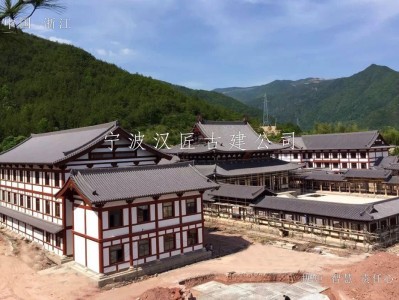 吕梁寺院重建工程施工